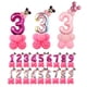 thumbnail image 2 of Juego de 14 globos de aluminio de Minnie rosa de Disney, regalos de cumpleaños para niñas, decoraciones para fiestas, edad 1, 2, 3, 4, 5, 6, 7, 8, 9, suministros para globos con números, 2 of 5