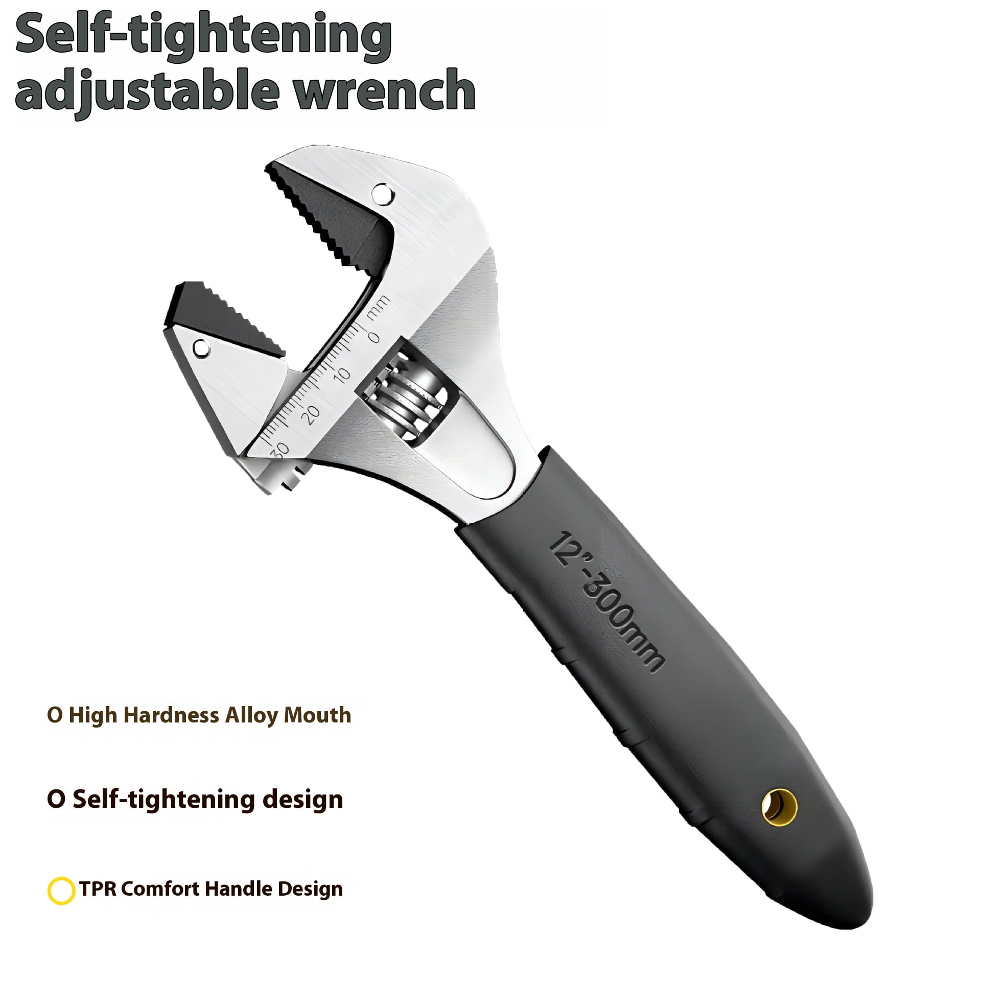 Multifunctional Adjustable Wrench Tool Multipurpose Pipe Wrench Wrench Suitable for Car Maintenance Household Tool