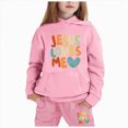 thumbnail image 2 of UAYOTSE Kids Tracksuit Athletic Sweatsuits Sets 2 Piece Long Sleeve Sweatshirt Sweatpants Joggers Set Winter Clothes 6 7 Years Old Girl Clothes,Sizes 12-13 Years, 2 of 4