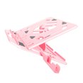 thumbnail image 3 of Soporte ajustable para computadora portátil Soporte portátil de plástico antideslizante Soporte de enfriamiento para computadora portátil con soporte para teléfono, rosa Inevent EL4640-02B, 3 of 7