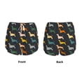 thumbnail image 5 of Lsque Plaid Dachshund Printed Women's Running Shorts with Liner Pockets,Elastic Quick Dry Workout Athletic Gym Yoga Shorts,Womens High Waist Shorts-X-Large, 5 of 9