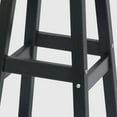 thumbnail image 5 of WestinTrends Malibu 24" HDPE Outdoor Patio Round Counter Height Bar Stool, Black, 5 of 7