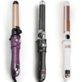 thumbnail image 1 of Rotating Electric Curling Iron Automatic Hair Curler Big Waves Hairdressing, 1 of 5
