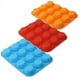 thumbnail image 4 of Zhuge Molde de silicona para 12 muffins, antiadherente, de papel sin BPA, para tartas, 1 paquete, tamaño normal (rojo), 4 of 5