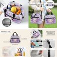 thumbnail image 4 of Jeiento 4 Piece Backpack and Lunch Box Set for Elementary Boys Girls 17 Inch Purple Axolotl Large Capacity Backpack with Padded Straps, Includes Pencil Case 2 Bookmarks Back to School, 4 of 7