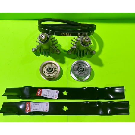 42" Deck Rebuild Kit Fits Craftsman DYT4000 Belt Pulleys Blades Spindles