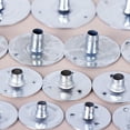 thumbnail image 5 of tegongse 100Pieces Candle Making Tealight Wick Holders Base Self Centering Votive Metal Candle Wick Sustainers Tabs DIY Supplies, 5 of 19