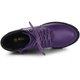 thumbnail image 4 of Botines De Combate Talón De Bloque Cremallera Lateral Punta Redonda Para Mujer Morado 37, 4 of 6