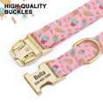 thumbnail image 4 of Pet Artist Personalized Nylon Dog Collar Cute Flower Printed Puppy Pet Name Free Custom ID, 4 of 14