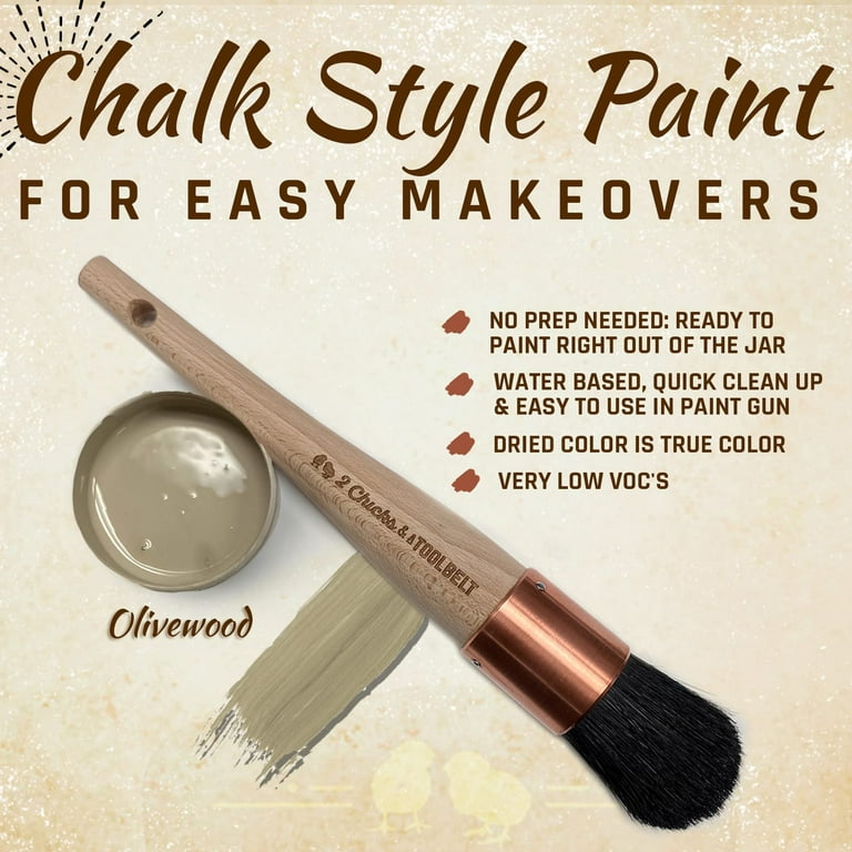Chalky Chicks Premium Chalk Style Paint for Furniture, Home Decor & DIY  Crafts – Eco Friendly – No Sanding, No Primer Needed – Multi Surface Paint  –
