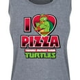 thumbnail image 3 of Teenage Mutant Ninja Turtles - I Love Pizza - Women's Racerback Tank Top, 3 of 5