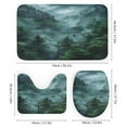 thumbnail image 3 of Nature Forest Shower Curtain Bathroom Sets Toilet Lid Rug, Bath Mat And Contour Mat, Shower Curtain 4Pcs, 3 of 6