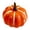 Orange, variant on White Artificial Pumpkin plastic Lifelike Pumpkins DIY Craft Halloween Fall Harvest Thanksgiving Table Centerpiece Decoration, 4pcs