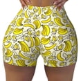 thumbnail image 2 of Fotbe Banana Shorts Sin Costuras – Shorts Deportivos de Cintura Alta para Mujer, Elásticos para Gimnasio, Yoga, Running o Ciclismo-X-Large, 2 of 8