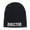 Navy, variant on Director Embroidered Short Beanie - White OSFM