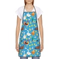 thumbnail image 2 of Fuzoiu Rooster And Chickens Print Waterproof Apron, Kitchen Apron for Women Men Chef, Apron for Christmas Dinner Party Cooking Baking Crafting House Cleaning Kitchen, 2 of 7