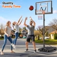 thumbnail image 4 of Toremore 44" Basketball Hoop Outdoor 4.43-10ft Adjustable, Portable Basketball Hoop Goal System with Shatterproof Backboard and Larger Base for Kids Youth and Adults, 4 of 8