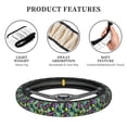 thumbnail image 6 of Naloa Watercolor Cactuses Elastic Steering Wheel Cover, Auto Steering Wheel Cover – 15 Inch , Comfortable Grip, Fit Suvs,Vans Cars,Trucks, 6 of 8