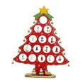 thumbnail image 4 of Decoración de Escritorio de Navidad BLESIY Mini Adornos Navideños de Madera Rojo Grande, 4 of 8