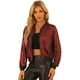 thumbnail image 1 of Disfraz de Navidad Allegra K Chaqueta Bombardero Rojo XL, 1 of 6