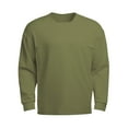 thumbnail image 3 of Chiccall Men's Fleece Sweatshirts workout Crew Neck Sweatshirt Heavy Long Sleeve Pullover, 3 of 5