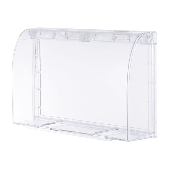 Uxcell 7.44 x 4.49 x 1.57 Inch Outlet Cover Box, Transparent