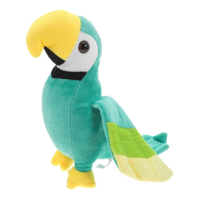 Miangastore 1PC Simulation Parrot Doll Adorable Plush Toy Lifelike Bird Toy Party Decorative Prop for Kids Girls