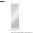 thumbnail image 6 of Full Length Floor Mirror Wall Mounted Rectangle White 65"x22", 6 of 9