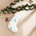 thumbnail image 7 of Yiaed Cute Tennis Rackets Print Christmas Stockings, Christmas Stockings Hanging Ornaments, Christmas Stockings for Family Christmas Holiday Decorations, 7 of 7