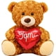 thumbnail image 1 of Oso Ozark PELUCHERIA Caramel Peluche 40 cm Osito Love Heart, 1 of 5