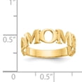 thumbnail image 2 of 14K Yellow Gold Polished Mom Ring, 2 of 2