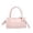 Pink, variant on Polka Dot Crossbody Bags for Women Round Boston Bag Glossy Purses Women Satchel Handbag Cute Mini Bucket Bag Trendy
