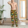 thumbnail image 2 of Balery Colorful Circle Pantalones de pijama para hombre, pijama ultraligero, pantalón de descanso-Medium, 2 of 6
