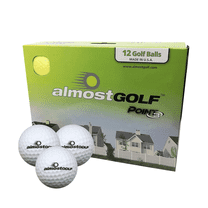 AlmostGolf Balls - Limited Flight Almost Golf Practice Golf Balls (12 Pack) - White