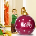 thumbnail image 4 of Cbcbtwo 23.6" Christmas Inflatable Ball, Giant PVC Inflatable Christmas Ball Decor with Pump, Christmas Ball Christmas Tree Ornament Decoration, for Home Indoor Outdoor Christmas Xmas Decor Toy Gift, 4 of 8