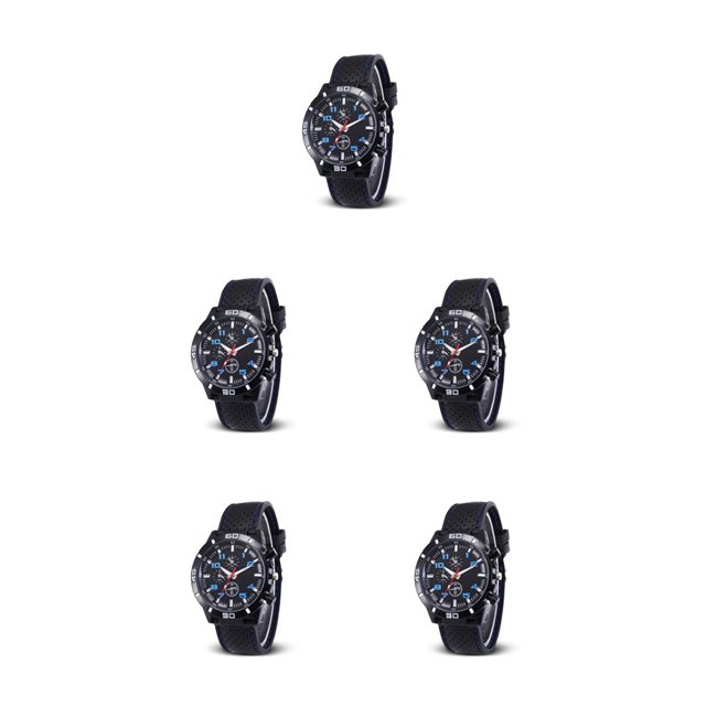 Reloj analógico de cuarzo Sweethay para hombre carcasa de aleación deportes de negocios hebilla de Acero inoxidable Type2 NO2