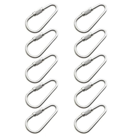 10-Pack Parrot Toy Hook Stainless Steel Parts for Most Bird Hanging Toys