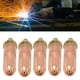 thumbnail image 5 of Punta de Corte de Gas 5 Uds Puntas de Boquilla Cortadora de Plasma Soplete de Gas de Oxígeno Y Propano Consumibles Boquillas de Soldadura Materiales de Cobre Y Latón de ANGGREK Otros, 5 of 8