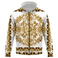 thumbnail image 1 of Sudadera con capucha informal de moda para hombre, con estampado 3D, patrón abstracto de lujo, ropa de calle para hombre y mujer, sudadera con cremallera, 1 of 6