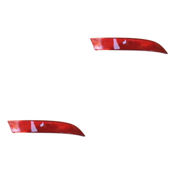 Scienceny Reflector de parachoques trasero derecho izquierdo de coche para E70 2011-2013 rojo 63147240998 63147240997 No.02 2piezas