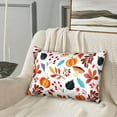 thumbnail image 3 of Bingfone Autumn Pumpkins Fall Leaves Print Satin Pillowcase for Hair - Standard Size with Zipper Silky & Soft Pillow Covers,20x30 inches, 3 of 8
