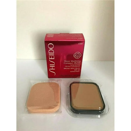 Shiseido SHSHMAFO14-Q 0.34 oz Sheer Matifying Foundation Refill, O60 Natural Deep Ochre