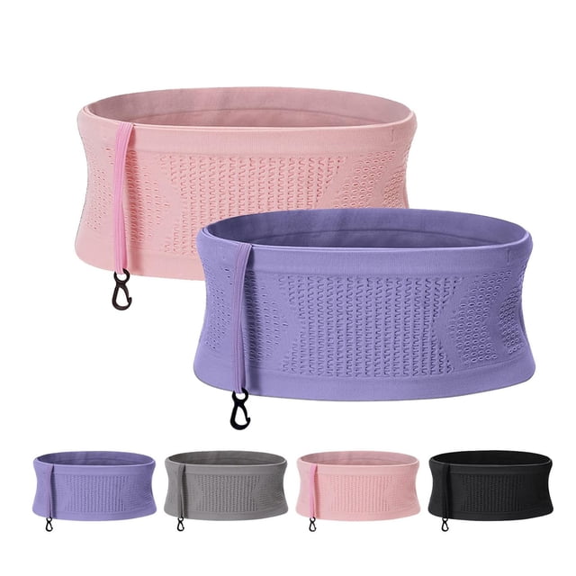 Cinturón Multifuncional LELISKA Rosa Púrpura de Gran Capacidad Ajustable para Running y Exterior