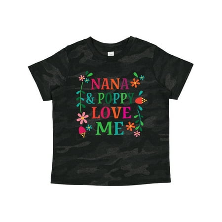 

Inktastic Nana and Poppy Love Me Boys or Girls Toddler T-Shirt
