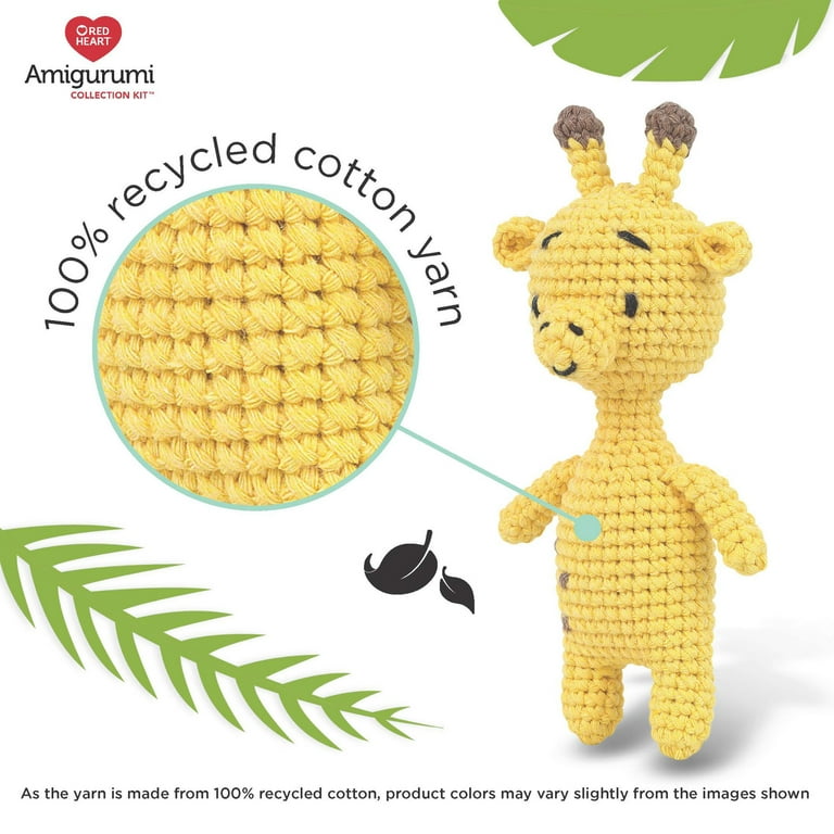 Red Heart™ Amigurumi Crochet Collection Kit 103.2GM Safari Red Heart™ Amigurumi Crochet Collection Kit 103.2GM Safari