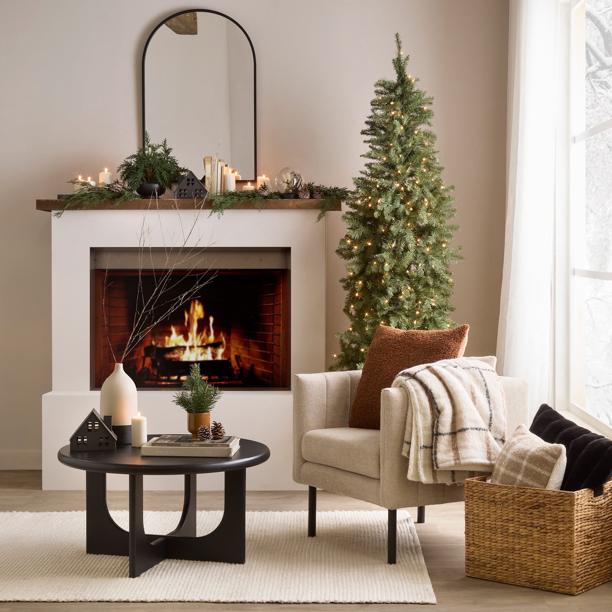 Bouclair coussin décoratif en boucle Doodle