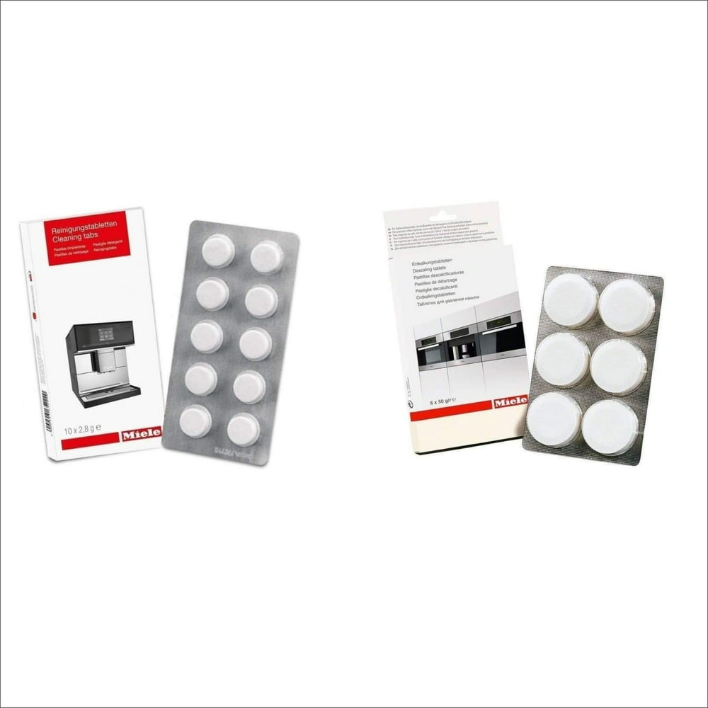 Miele Coffee Machine Cleaning Tablets (10pk) & Descaling Tablets (6pk