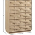 thumbnail image 3 of Meridian Furniture Weave Natural Oak Veneer Chest, 3 of 10
