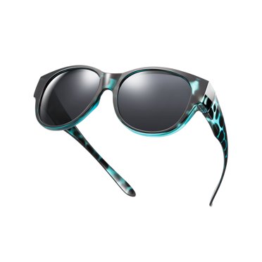 TINHAO Wrap Around over Sunglasses Wear over Glasses Cat-eye Polarized