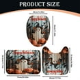 thumbnail image 3 of Halloween Shower Curtain Set Halloween Bathroom Curtain Set Shower Curtain Pumpkin Shower Curtain Set With Non Slip Rugs Toilet Lid Cover And Bath Mat Shower Curtain, 3 of 8